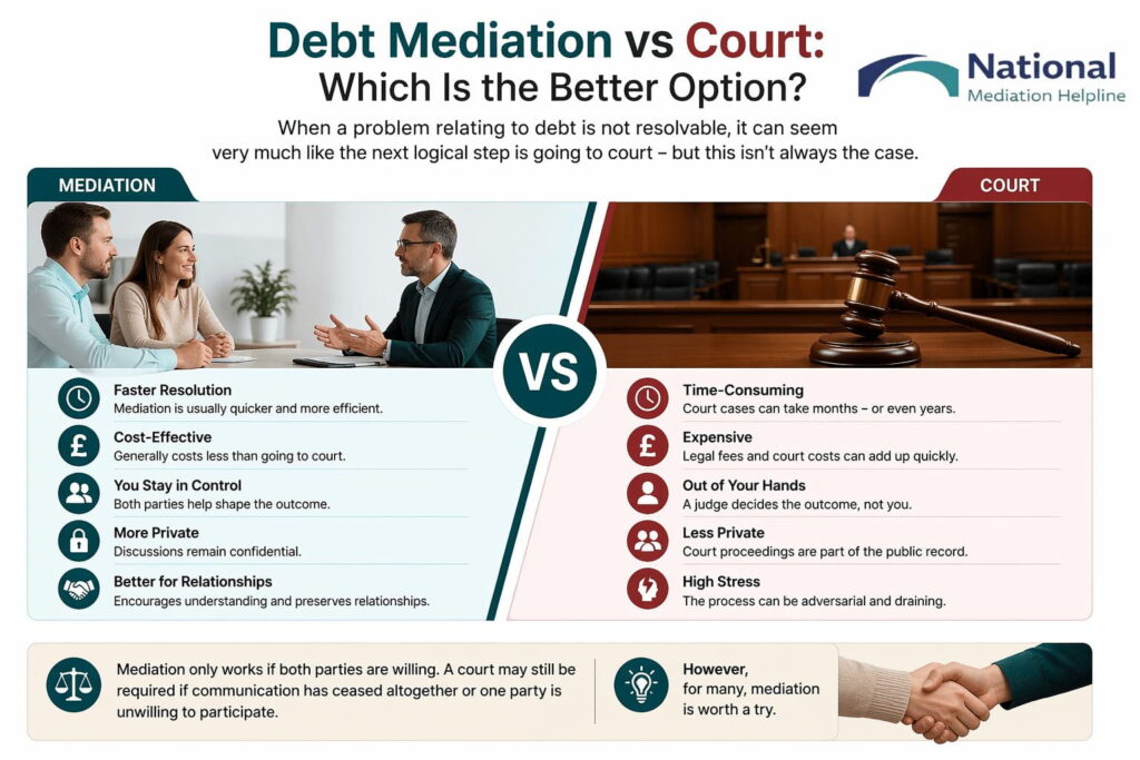Debt Mediation vs Court: Which Is the Better Option Rochdale
