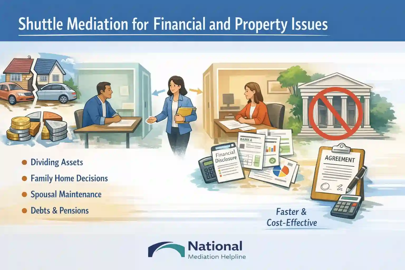 Shuttle Mediation for Financial and Property Issues Rochdale